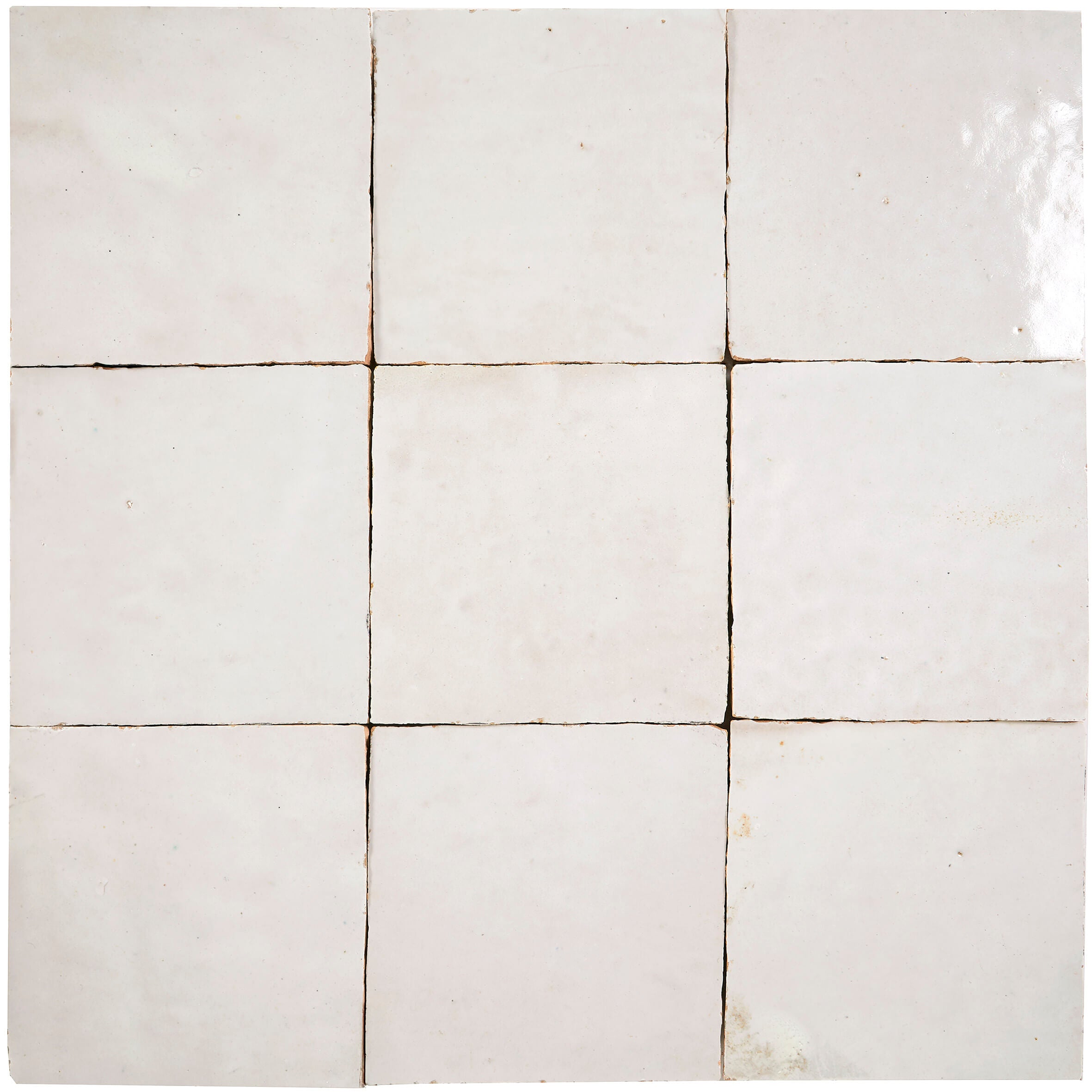 Zellij 10x10 cm - Pearl White – Marokk Tiles